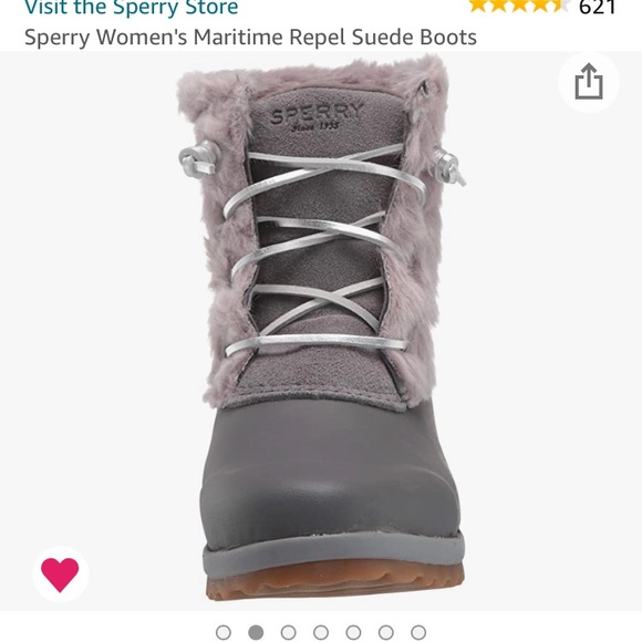 Women’s fur lined, waterproof Sperry boots, size 9. NWT.